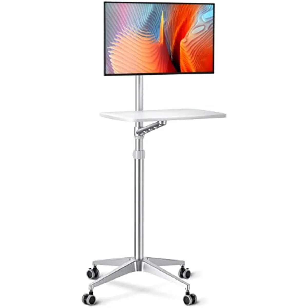 Oemstation Oemstation Mobile Workstation 17-27in 12-17in 34-48.6in 21x14in 17.6lb 4 wheels monitor accessory — product photo