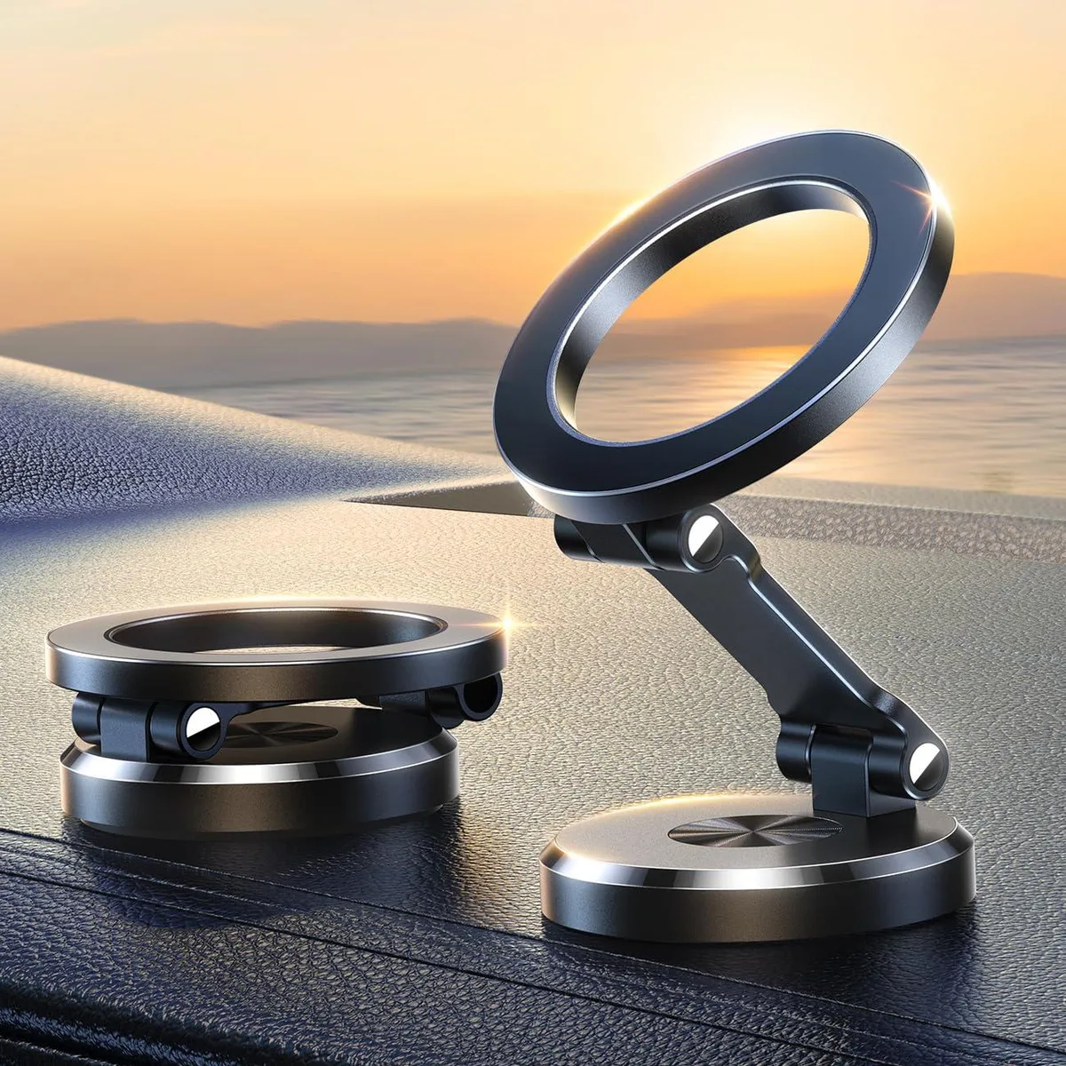  JOYROOM JR-ZS403-BK All-Metal MagSafe Dashboard Phone Mount — product photo