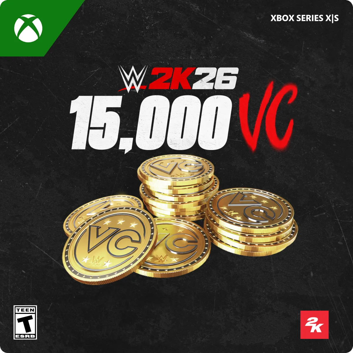 2K GAMES 2K GAMES WWE 2K26 15,000 VC Pack Xbox Series X|S 7F6-00926 downloadable game — product photo