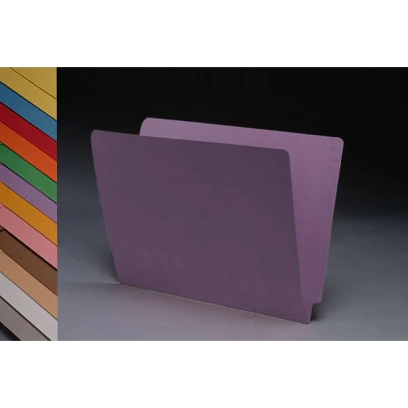 BSP FIling BSP FIling 14pt Lavender File Folder 2-Ply End Tab Letter Size Box of 50 — product photo