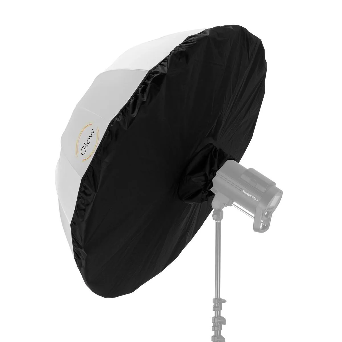 Glow Edge Glow Edge EZ Lock 65" Translucent Deep Umbrella with Black Shield Kit XL — product photo