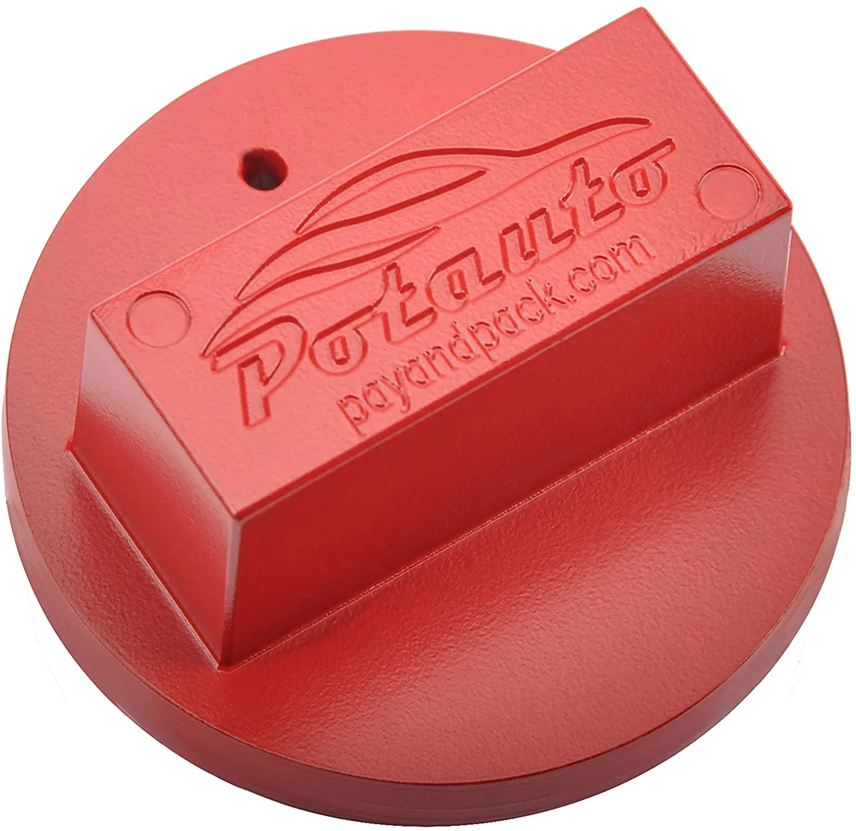 PayandPack PayandPack Aluminum Jack Pad Adapter for Mercedes Benz Red accessories - wheel — product photo