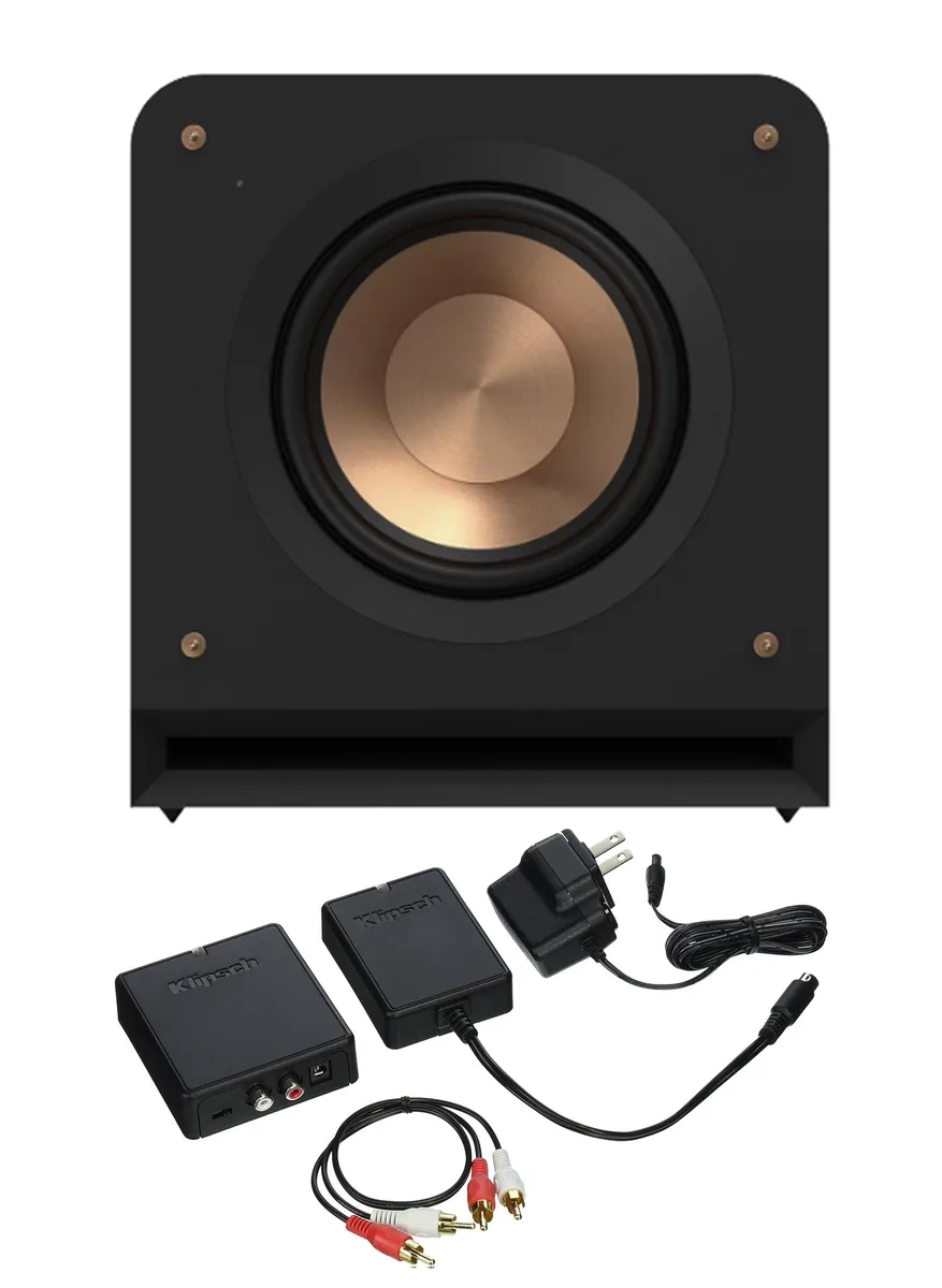 Klipsch Klipsch RP-1000SW 10" 600W Subwoofer with WA-2 Wireless Kit (2023) home audio speaker — product photo