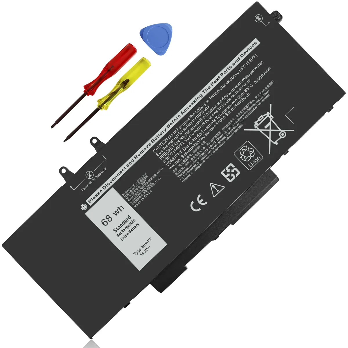 DELL 3HWPP 68Wh 15.2V Laptop Battery — product photo