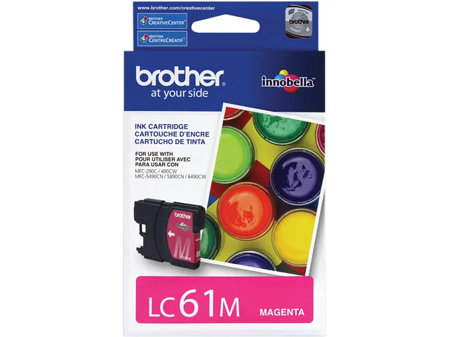 Brother Brother LC61M Magenta Ink Cartridge (genuine brands) 325 pages — product photo