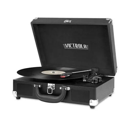 Innovative Technology Innovative Technology ITVS-550BT BK Bluetooth Suitcase Turntable — product photo