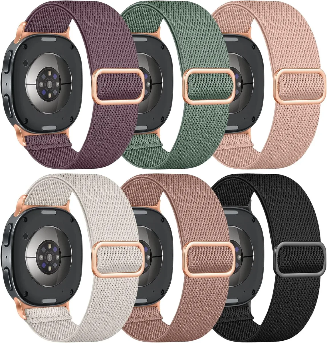 ETEIZU ETEIZU 6 Pack Stretchy Bands for Galaxy Watch 8 40mm 44mm 46mm — product photo