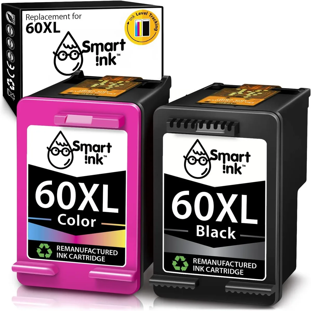NuoTo NuoTo 60XL Black & Tri-Color Ink Cartridge 2-Pack — product photo