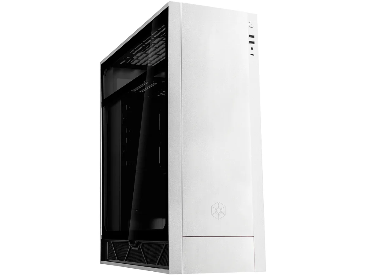 Silverstone Silverstone SST-ALF1S-G ALTA F1 ATX Mid Tower PC case Silver — product photo