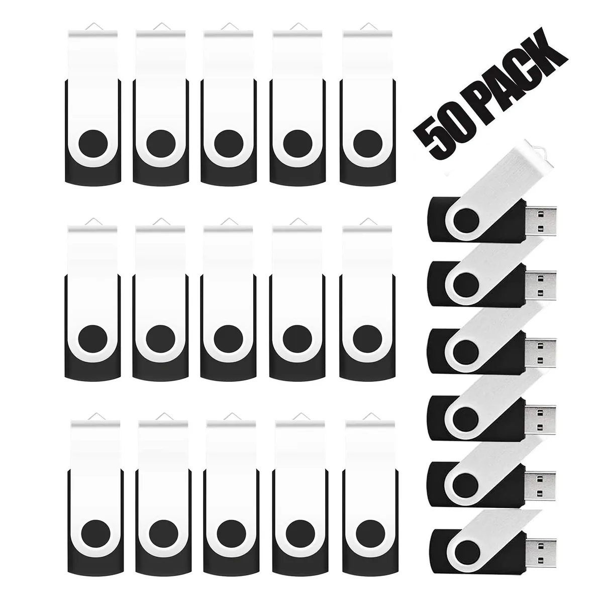 Adafruit Adafruit 16GB USB 2.0 Flash Drive 50-Pack (Black) 2 in 1 accessory — product photo