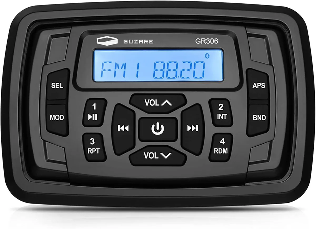 WUQ WUQ GR-306 Marine Receiver IPX6 40W Bluetooth USB AM/FM — product photo