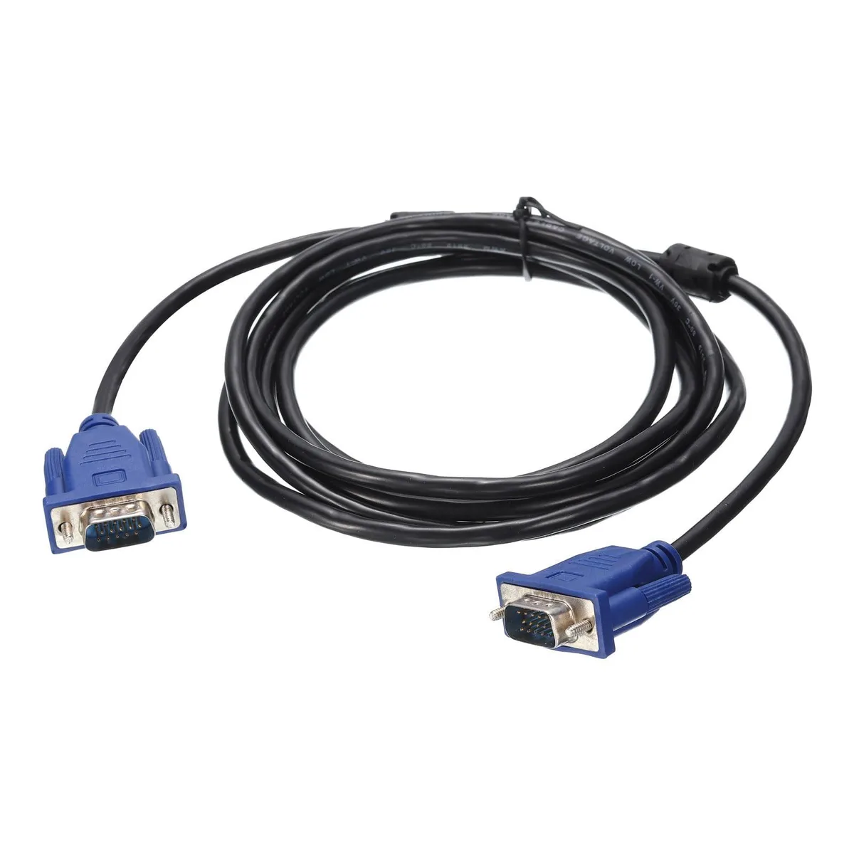  MECCANIXITY VGA cable 2.7 m 15-pin male-to-male blue black — product photo