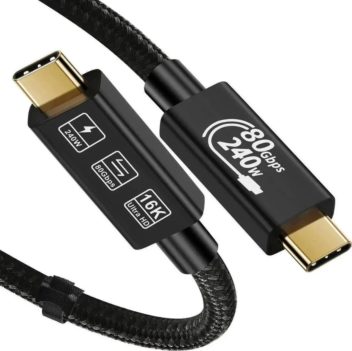 Vszerda Vszerda Thunderbolt 5 Cable 1.6 ft 80 Gbps 240 W — product photo