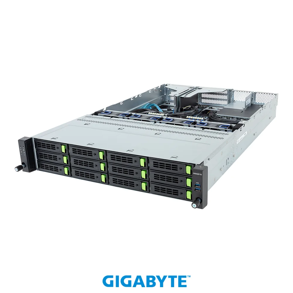 GIGABYTE GIGABYTE R264-S30-AAV1 barebone server 2U 12-bay LGA 4710 16 DIMM — product photo