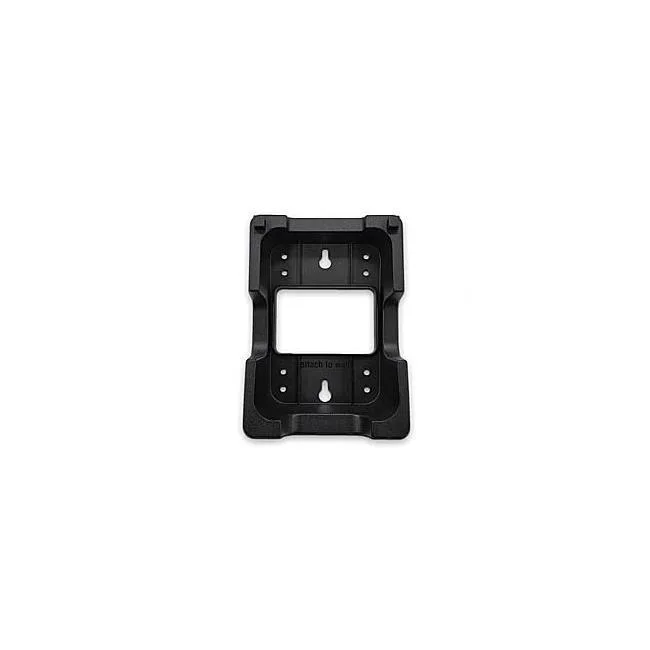 Black metal wall mount kit for D120 video device