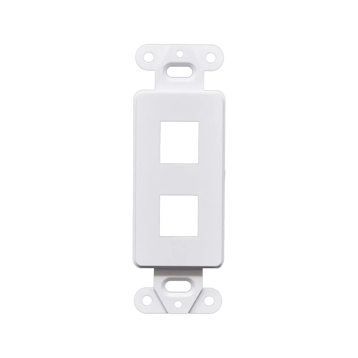 Logico Logico 2-Port Decorator Keystone Wall Plate White 25pcs — product photo