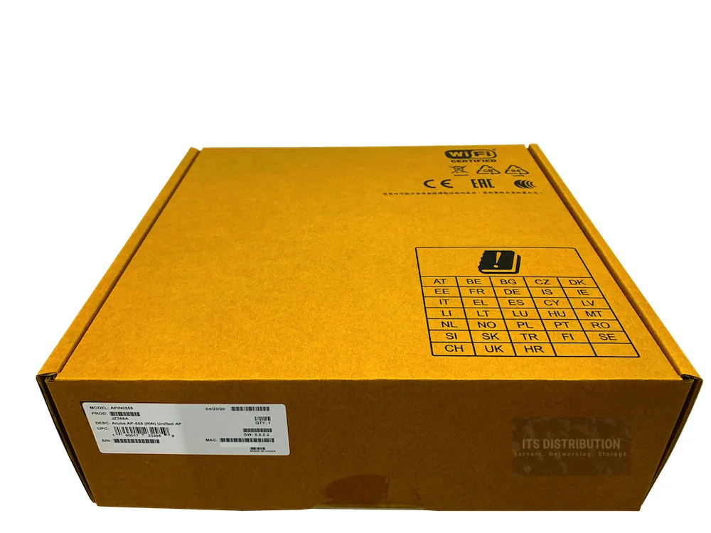 HP HP Aruba AP-555 (RW) JZ356A Wi-Fi 6 in-ceiling access point — product photo