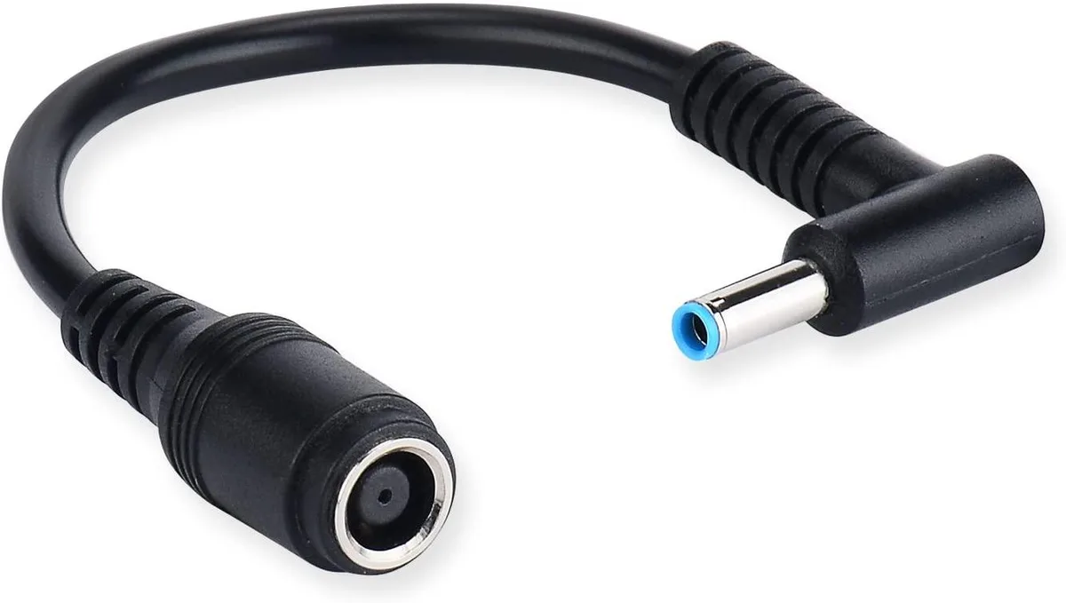 myVolts myVolts 7.4x5.0mm to 4.5x3.0mm DC Tip Adapter for HP laptops — product photo