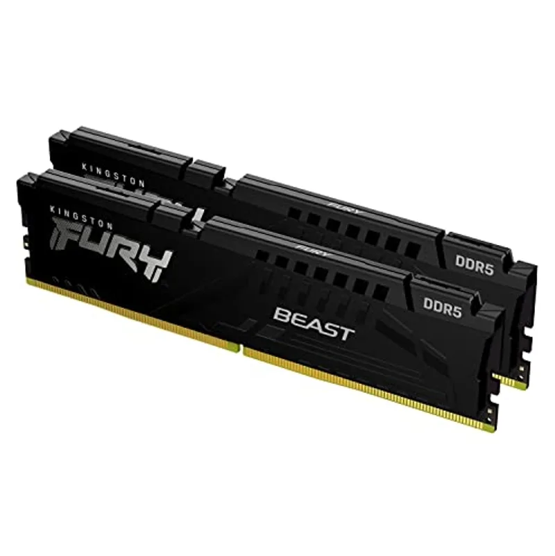 Kingston Technology Corp. Kingston Technology Corp. KF560C30BBEK2-64 FURY Beast 64GB (2 x 32GB) DDR5 6000 CL30 desktop RAM — product photo