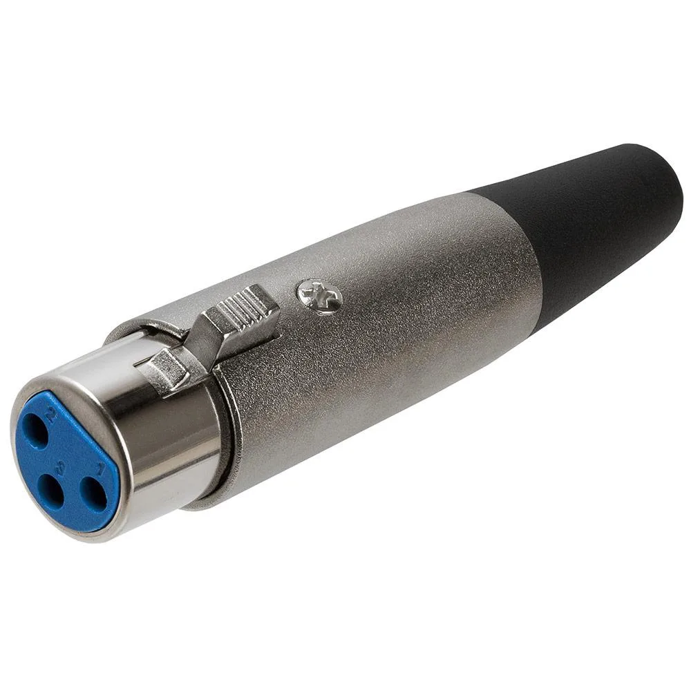 CMPLE CMPLE 3-Pin XLR Female Microphone Connector Silver 2.5mm — product photo