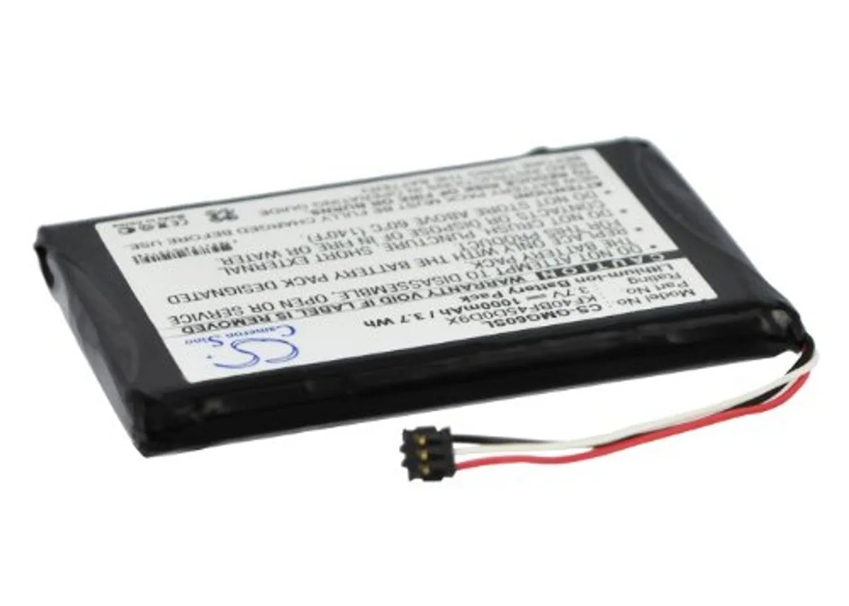  Cameron Sino 1000mAh 3.7V Battery for Garmin Approach G6 KF40BF45D0D9X — product photo