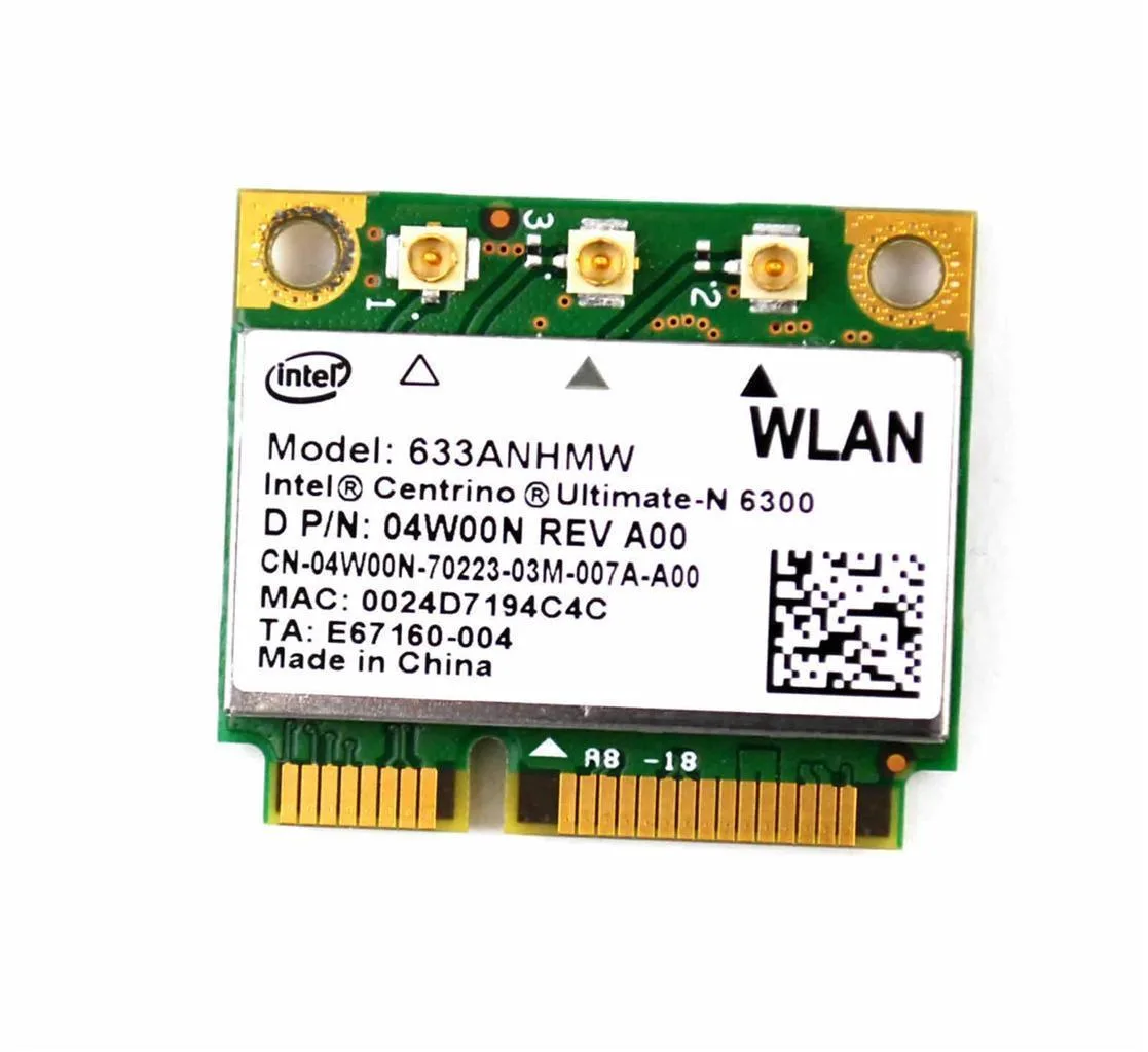 Intel Intel 633ANHMW Centrino Ultimate N 6300 Wi-Fi adapter — product photo