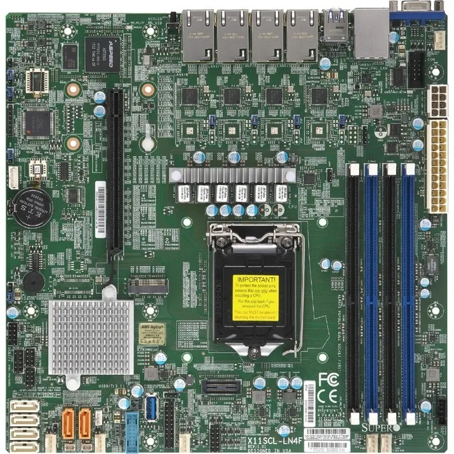 Supermicro Supermicro MBD-X11SCL-LN4F-O server motherboard — product photo