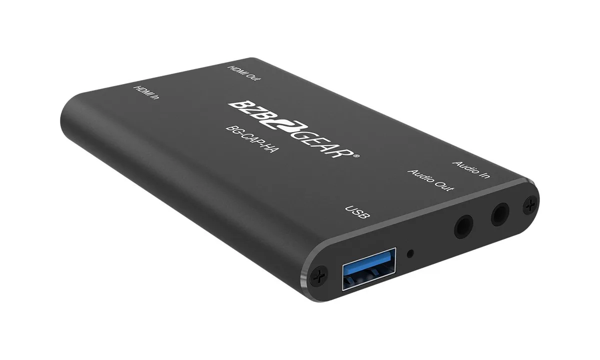 BZBGEAR BZBGEAR BG-CAP-HA USB 3.0 1080P HDMI capture box — product photo