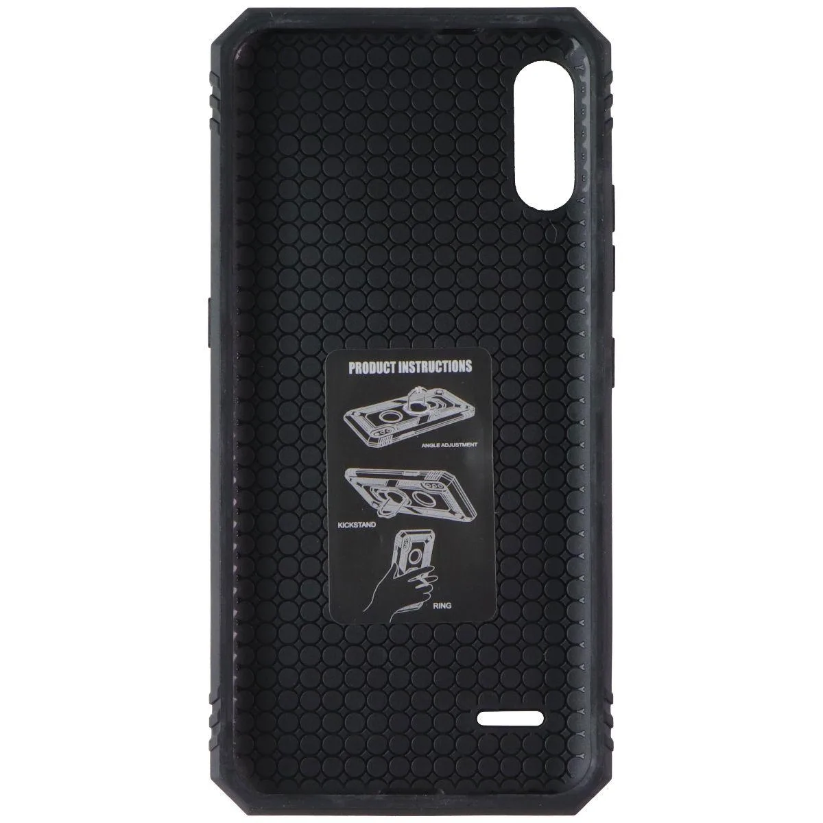 MYBAT PRO MYBAT PRO Anti-Drop Ring Stand Case LG K22 Rose Gold Black — product photo