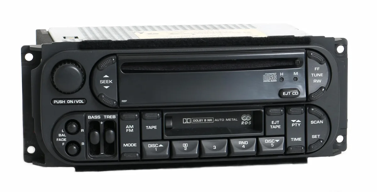 1 Factory Radio 1 Factory Radio P05091525AA RBP AM FM CD Cassette Receiver — product photo