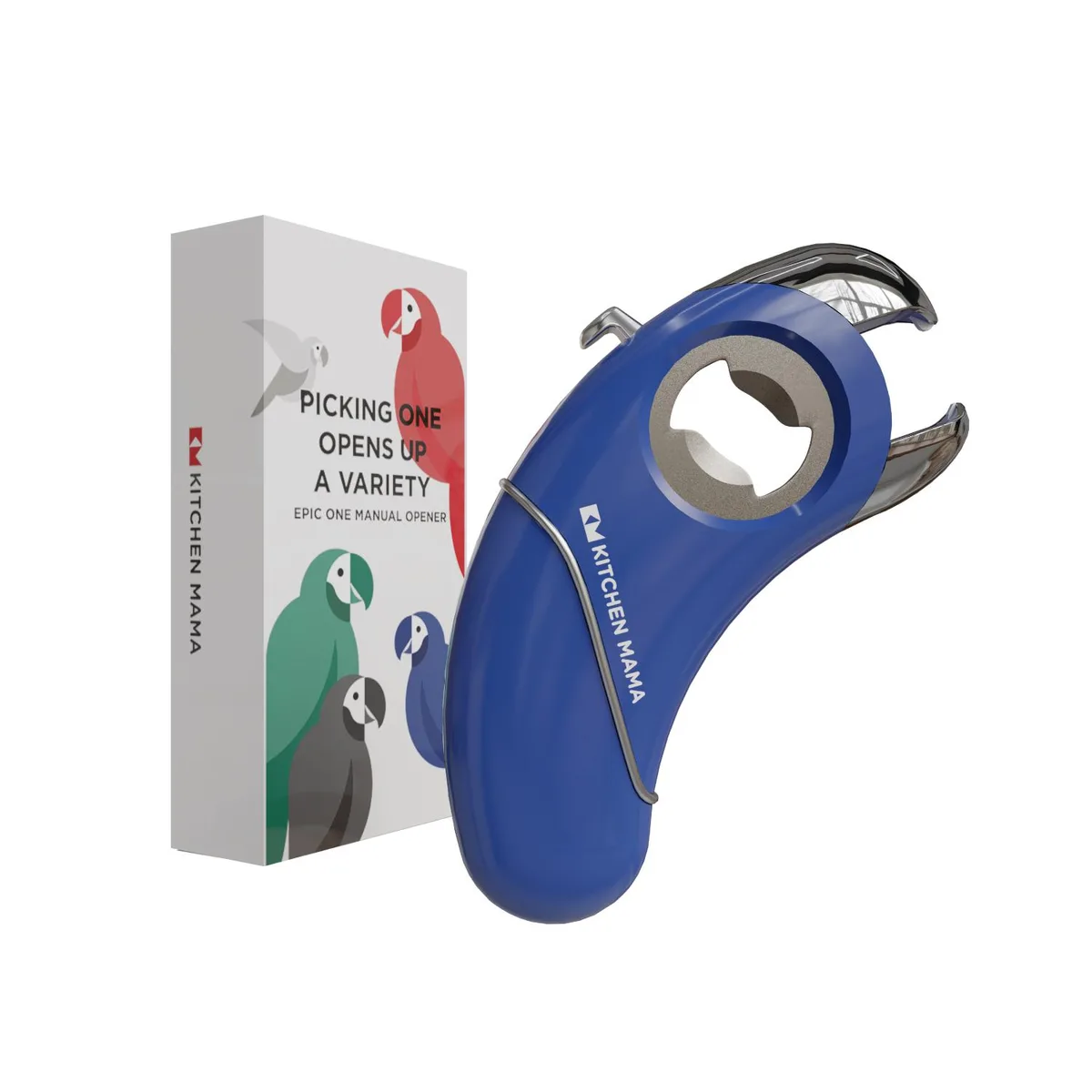 KITCHEN MAMA KITCHEN MAMA Epic One Multifunction Opener Blue accessory — product photo