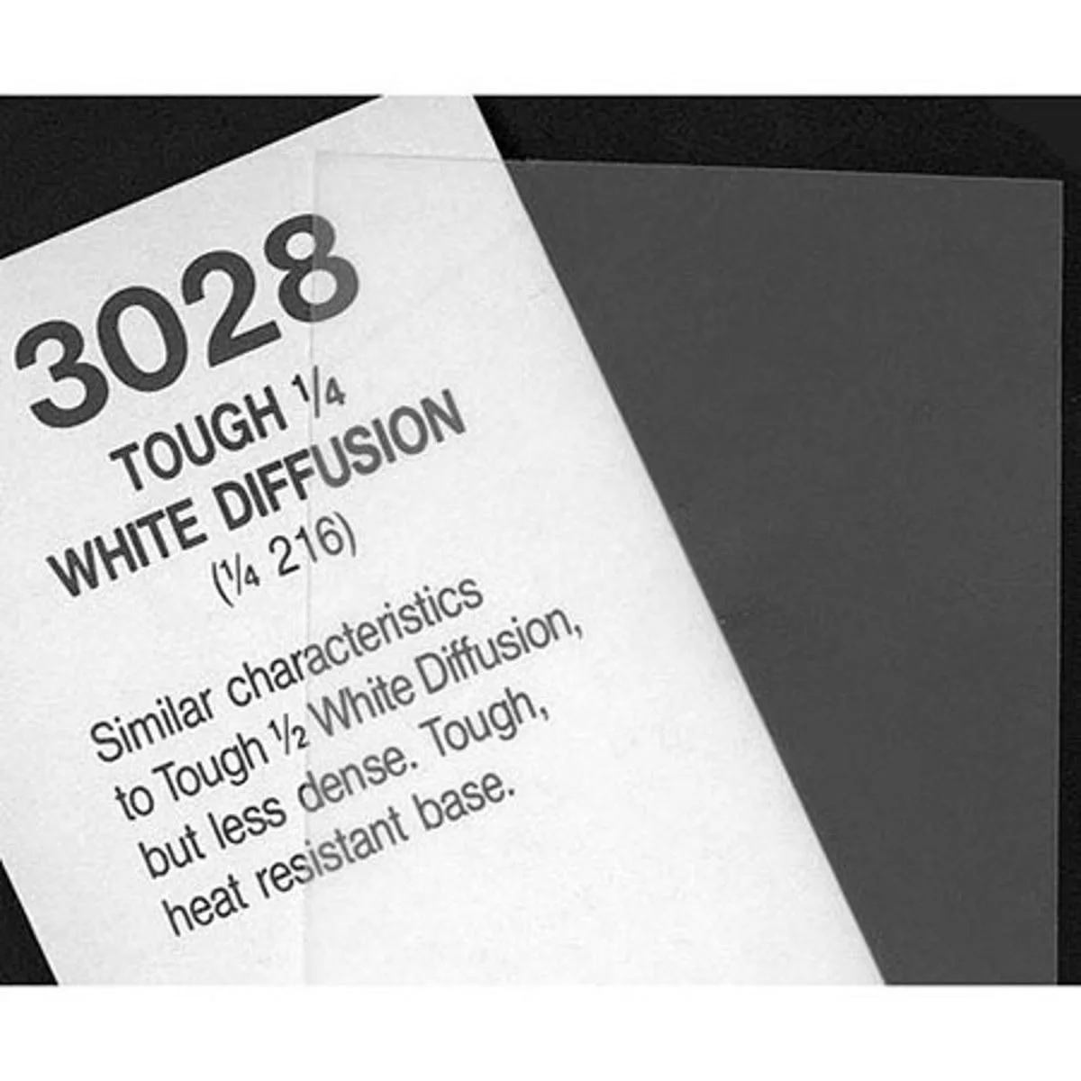 Rosco Rosco Cinegel 1/4 Tough White Diffusion 20x24" Sheet — product photo