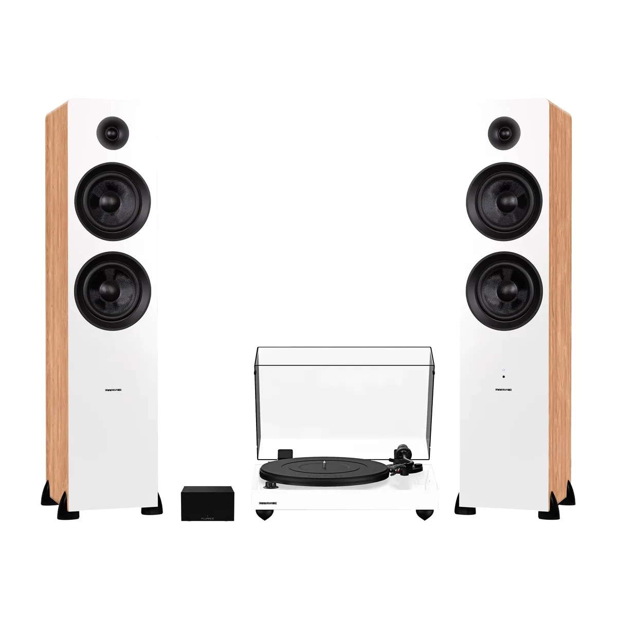 Fluance Fluance RT82WHPAI81W turntable White Bamboo 150W Bluetooth — product photo