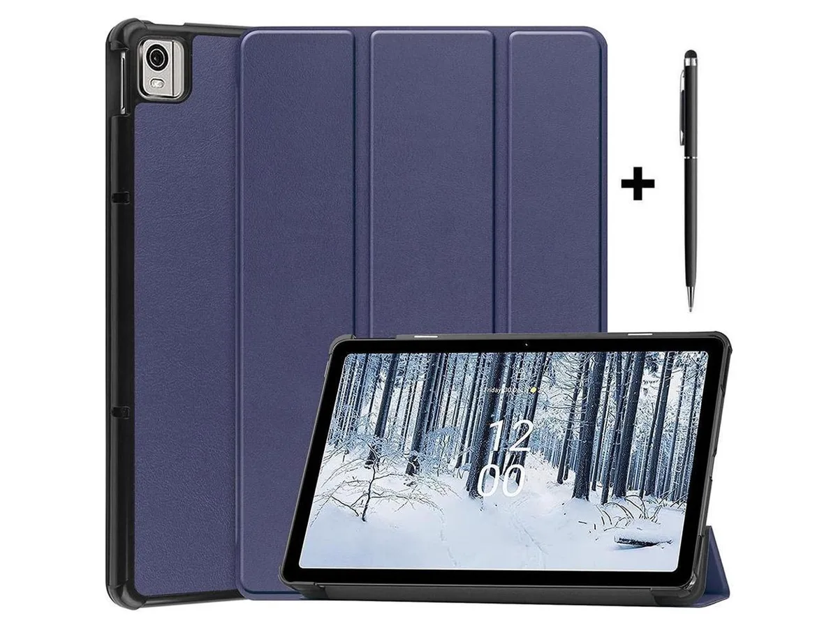 BONAEVER BONAEVER Nokia T21 10.4 2022 Trifold Hard Shell Case Blue — product photo
