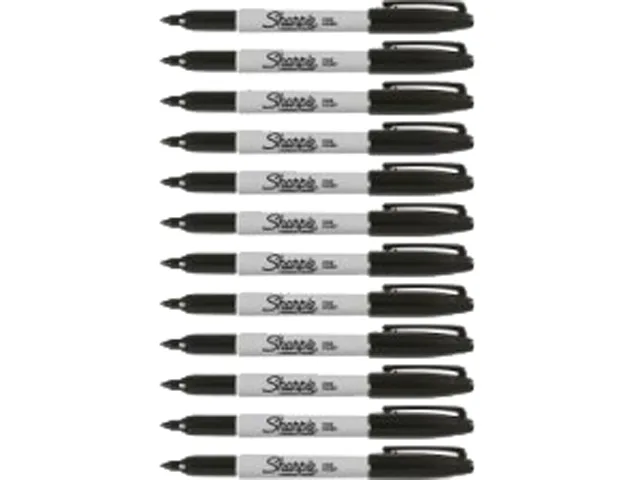 Sharpie Sharpie 30051DZ Fine Point Permanent Marker Black 12 Pack — product photo
