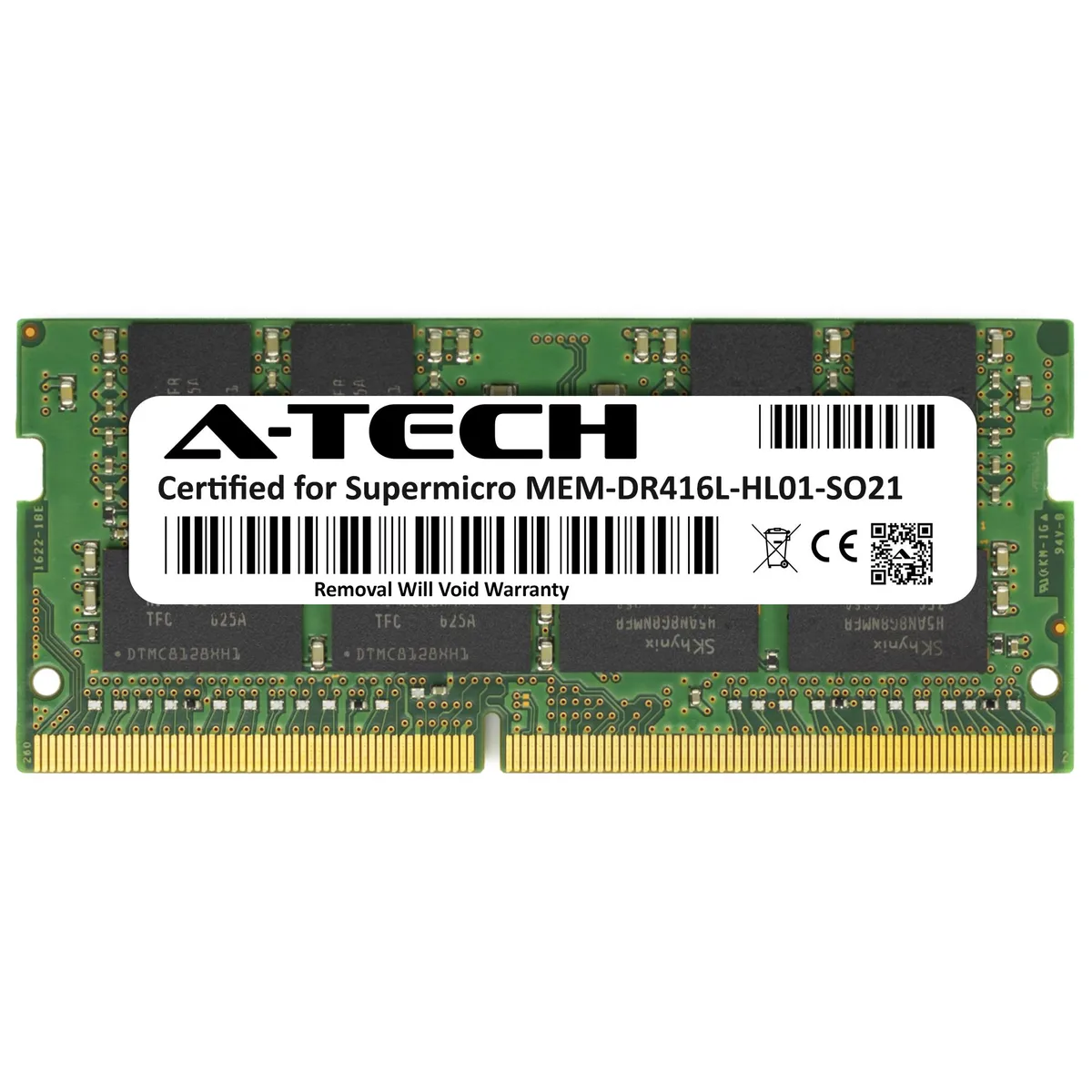 A-Tech A-Tech 16GB DDR4 2133MHz CL15 2Rx8 SODIMM laptop RAM — product photo
