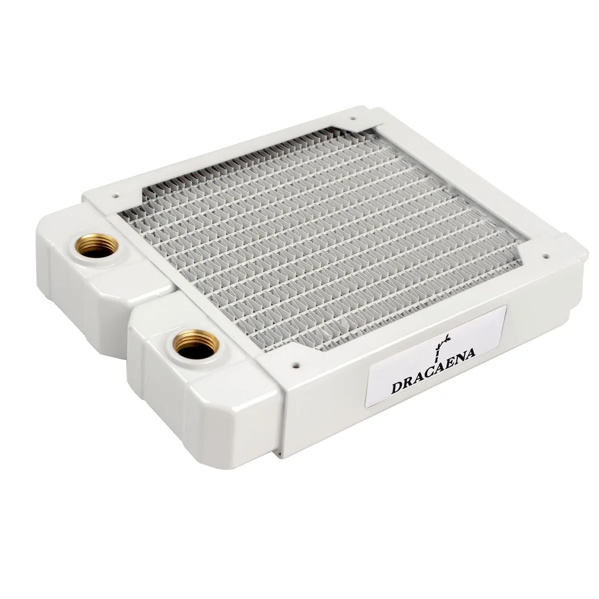 greenDracaena greenDracaena Osprey-Radiator-120-White 120mm 28mm 14 Tubes Copper Radiator — product photo