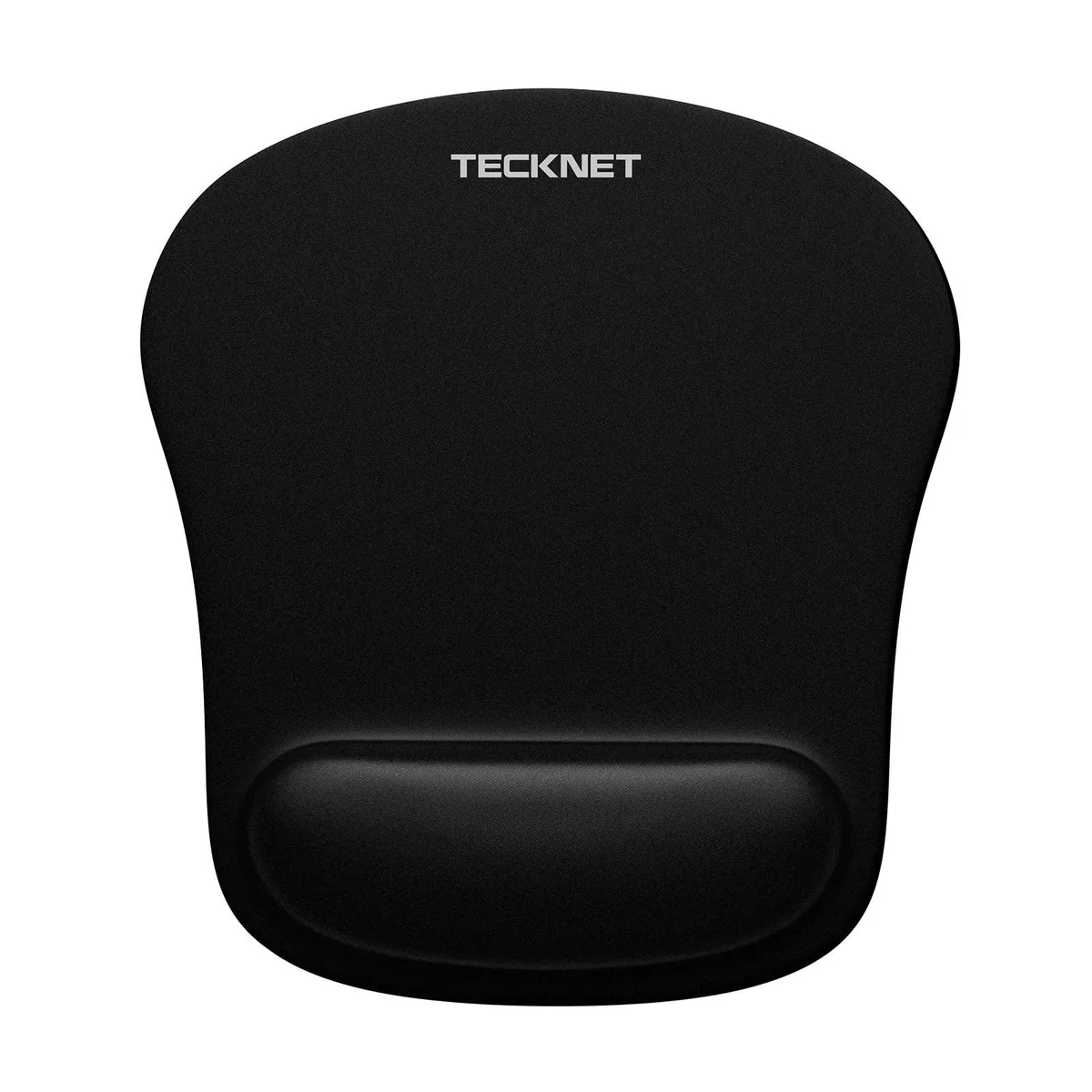  TECKNET Ergonomic Mouse Pad with Wrist Support Black 9.4 x 8.5 in — product photo
