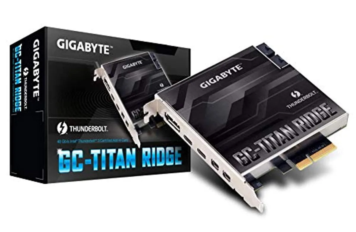 GIGABYTE GIGABYTE GC-TITAN RIDGE Thunderbolt 3 add-in card — product photo