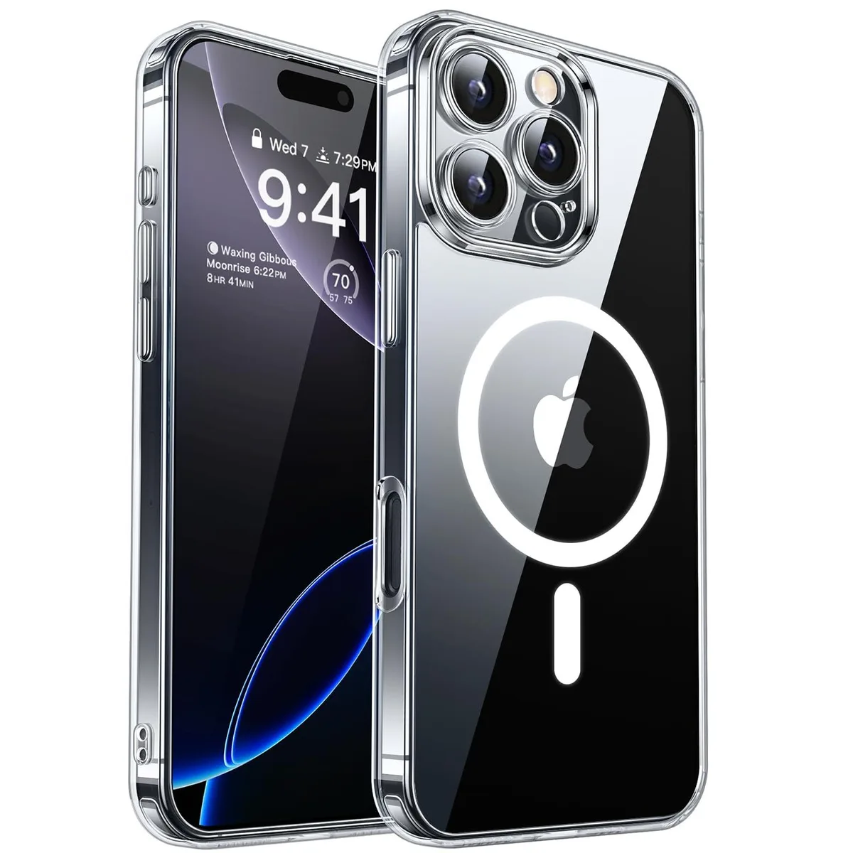  CANSHN iPhone 16 Pro Case Clear Full Camera Protection MagSafe 6.3 Inch — product photo