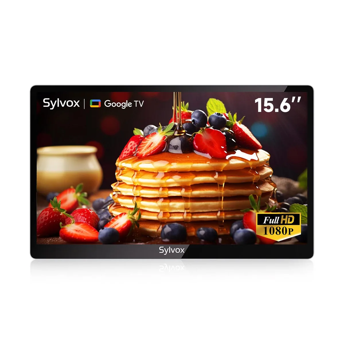 Sylvox Sylvox Mini Smart Kitchen TV 15.6" 1080p Foldable Under Cabinet — product photo