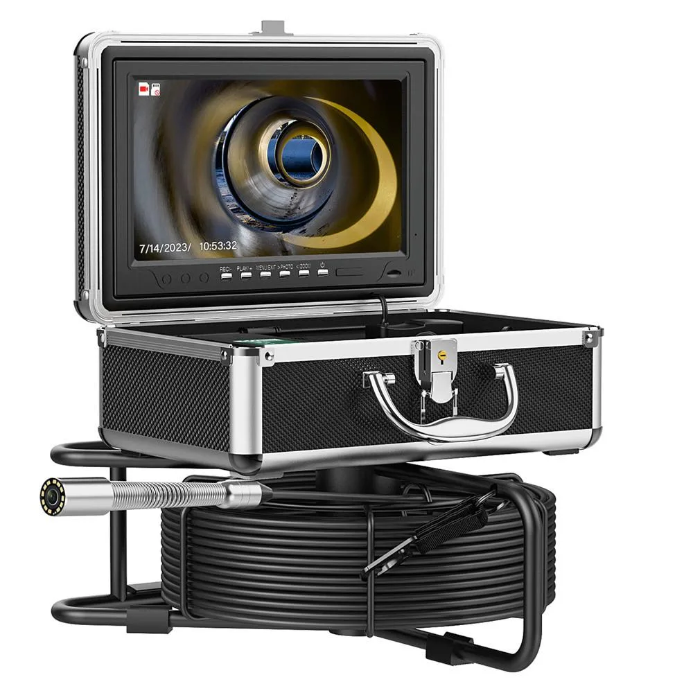 visiPower visiPower 10" AHD Sewer Drain Camera 1080P DVR 12 LED 512Hz 30m Cable — product photo