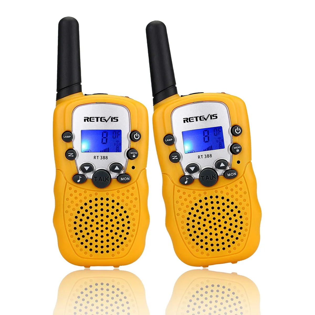 KEHIPI KEHIPI RT388 two-way radio yellow 1 pair — product photo