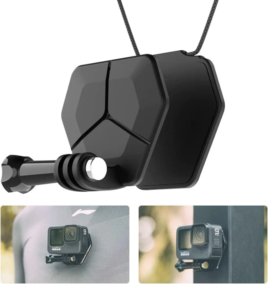 PISKEKAT PISKEKAT Magnetic Action Camera Mount 6 Magnets 80g 360° 180° — product photo