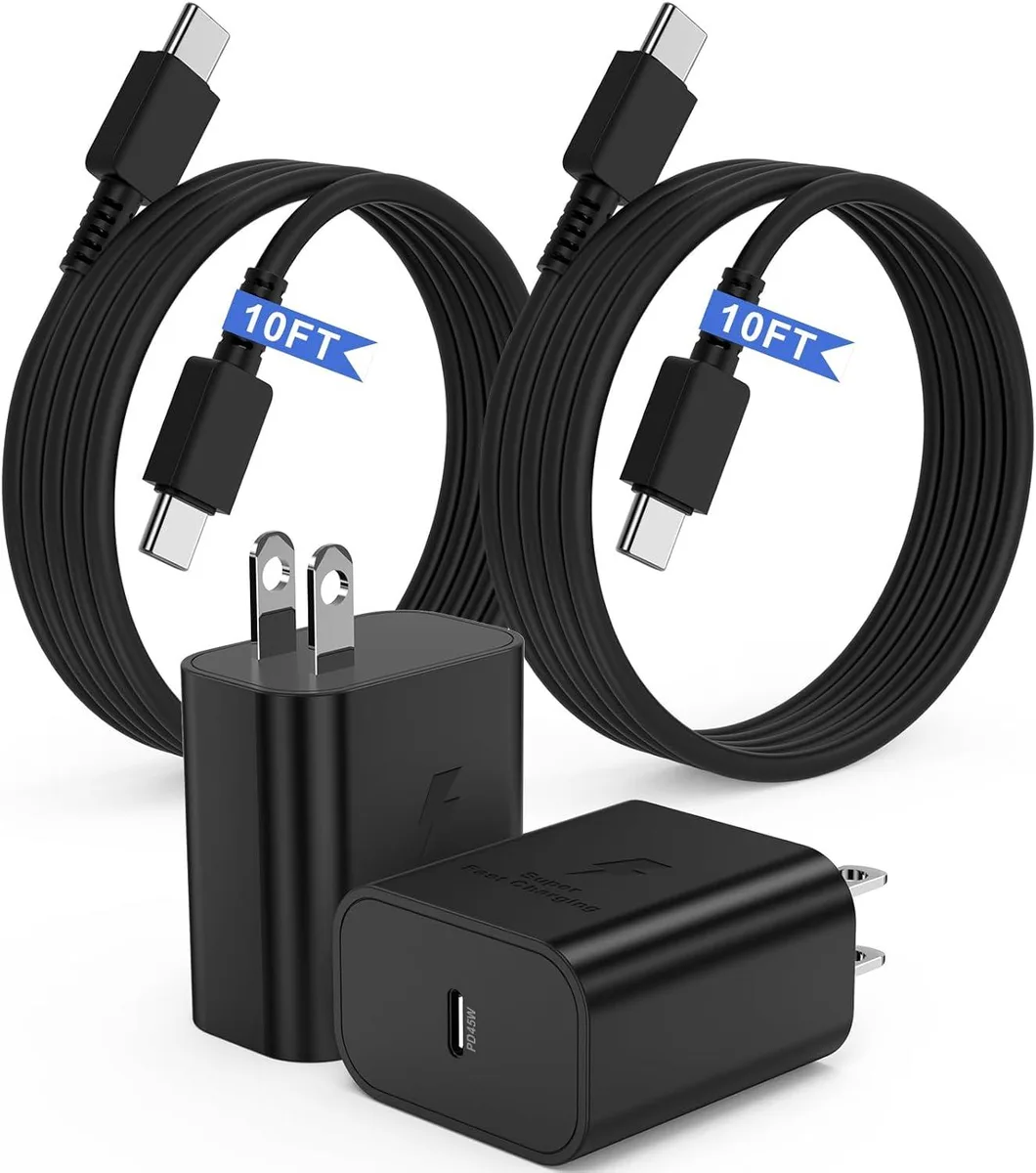 FLEANE FLEANE 45W USB-C Charger 10ft Cable 2-Pack — product photo
