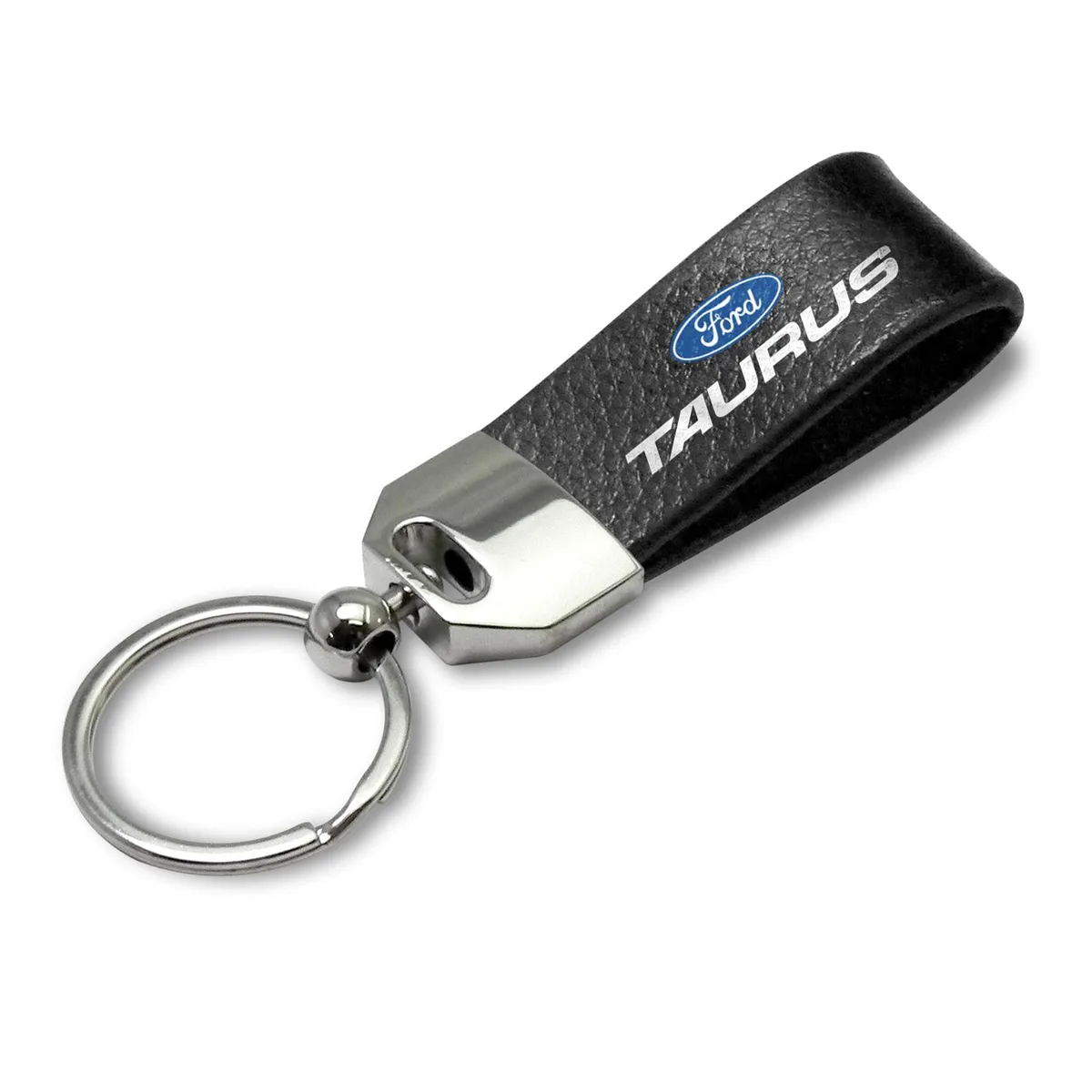 iPick Image, LLC iPick Image, LLC Ford Taurus Genuine Black Leather Loop Strap Key Chain — product photo