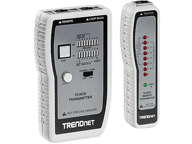 TRENDnet TRENDnet TC-NT2 Cable Tester for Ethernet, Coax, USB and Token Ring — product photo