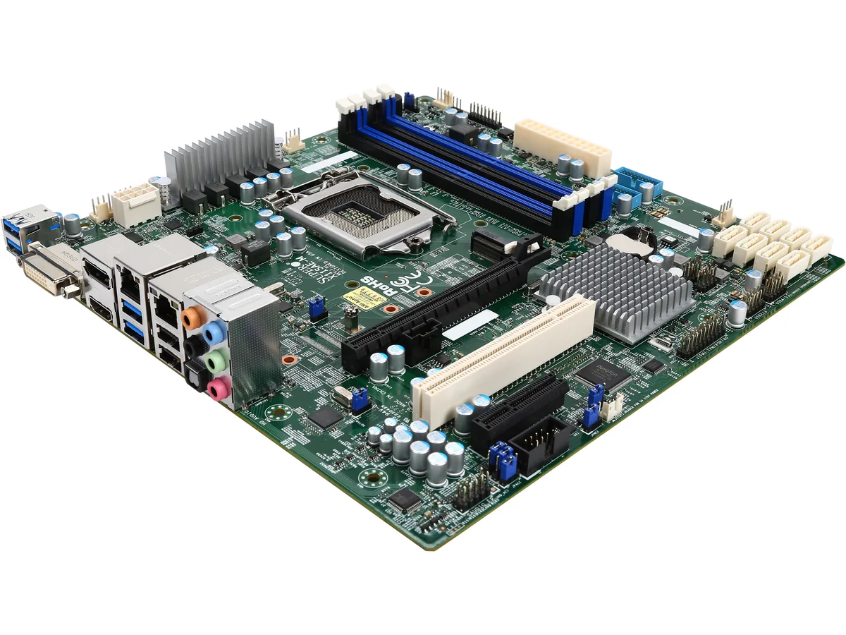 Supermicro Supermicro MBD-X11SAE-M-O LGA 1151 C236 server motherboard — product photo