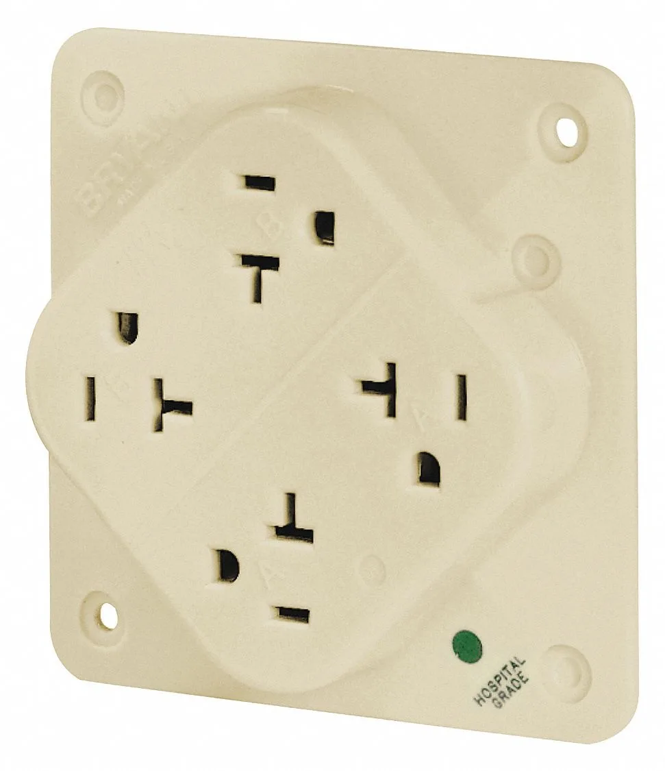 Bryant Bryant 21254HI 20A 125V Quad Receptacle Ivory — product photo
