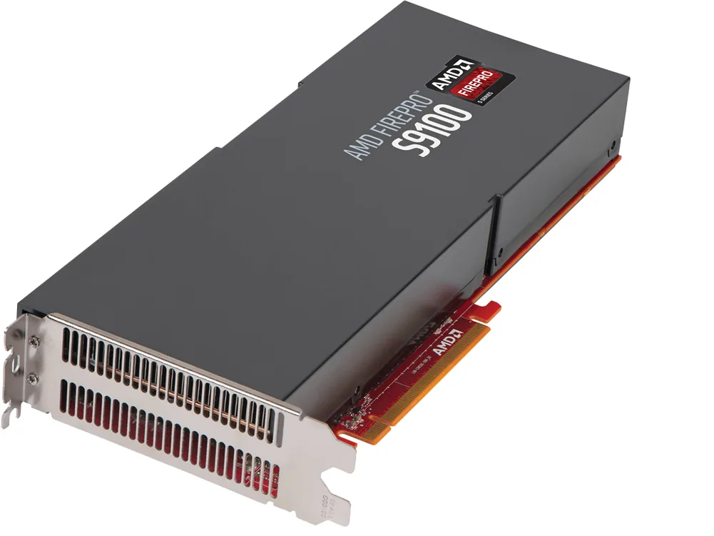 AMD AMD FirePro S9100 12GB GDDR5 server graphics card — product photo